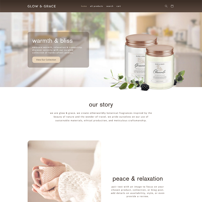 Glow & Grace Web Design