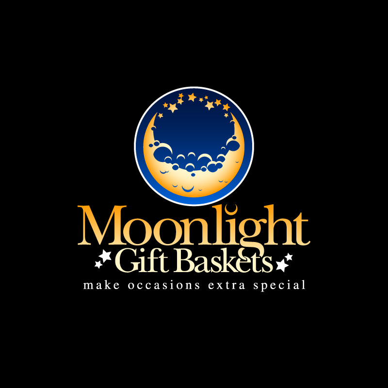 Moonlight Gift Baskets Logo Design