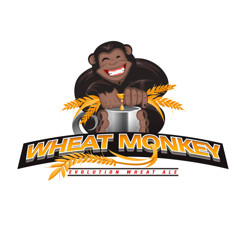 Wheat Monkey Logo and Label Design