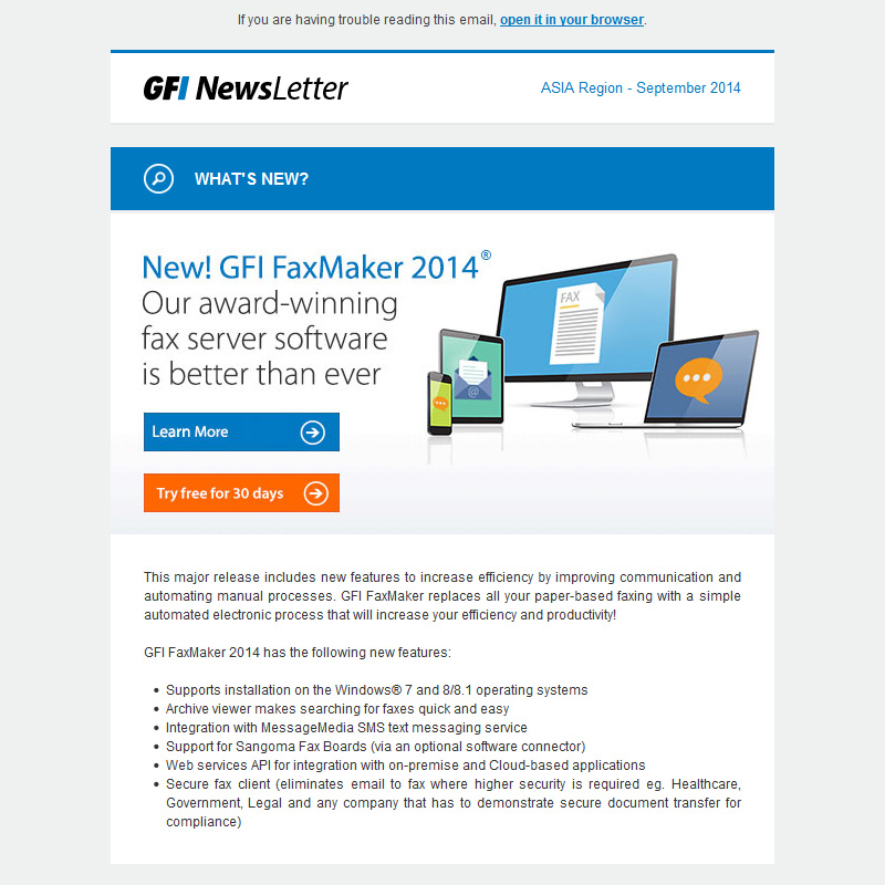 GFI Newsletter