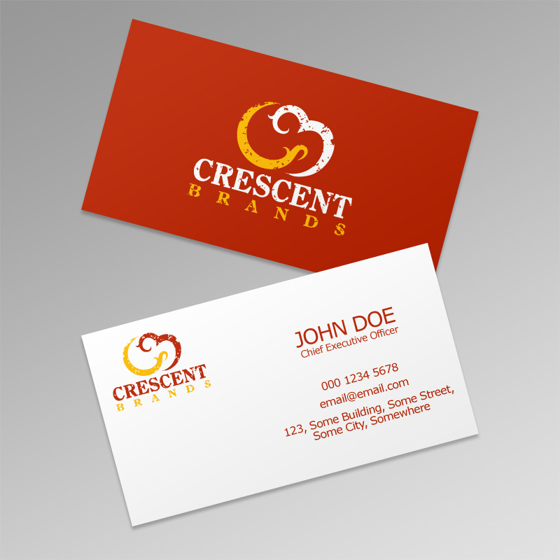 Business card design for 