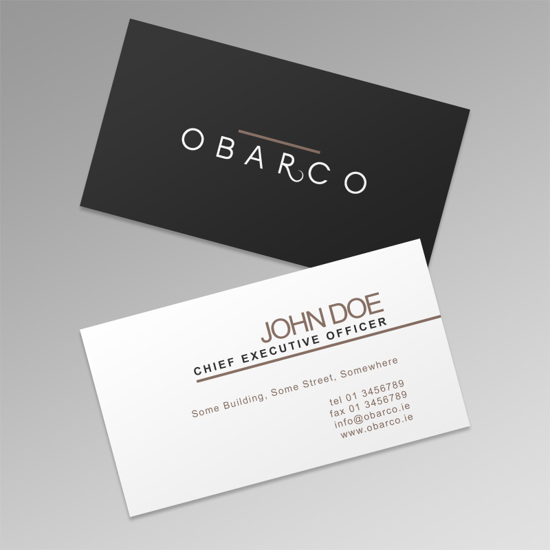 Business card design for 