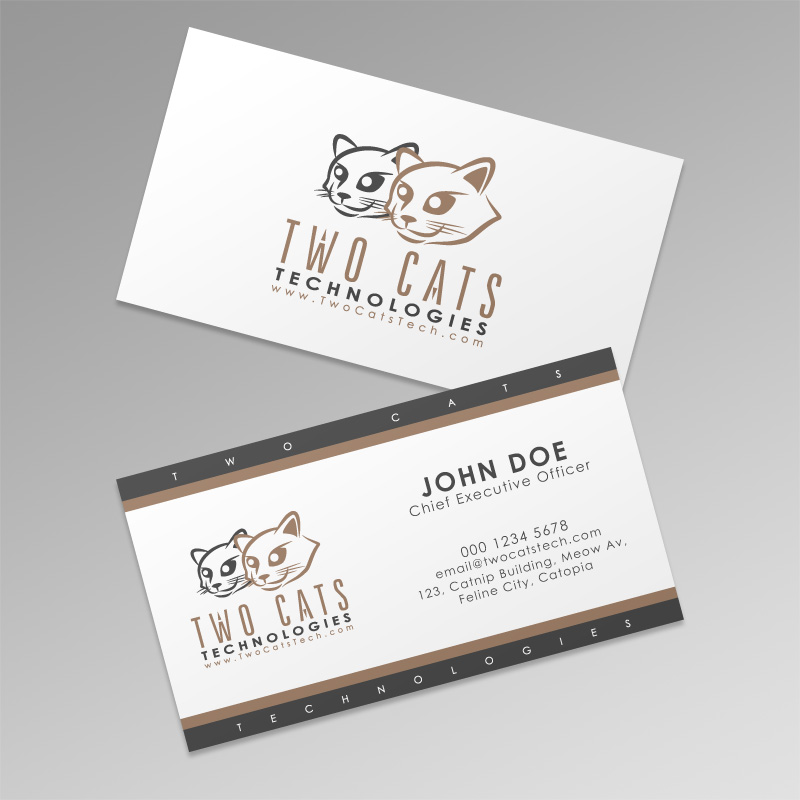 Business card design for 