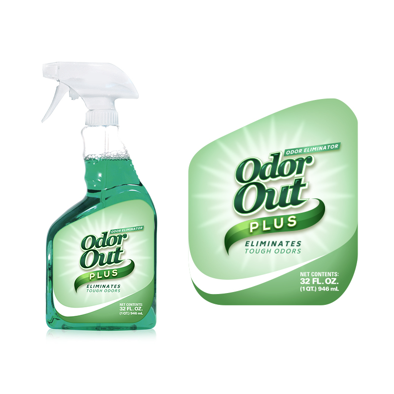 Label design for Odor Out Plus